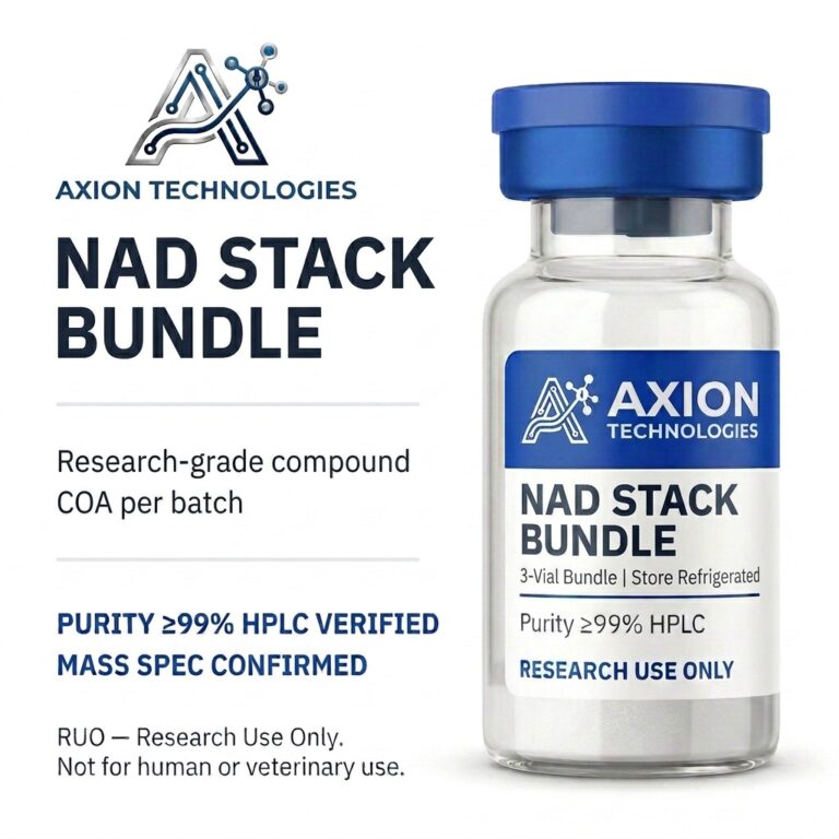 Bundle NAD Stack para pesquisa laboratorial - Axion Peptides