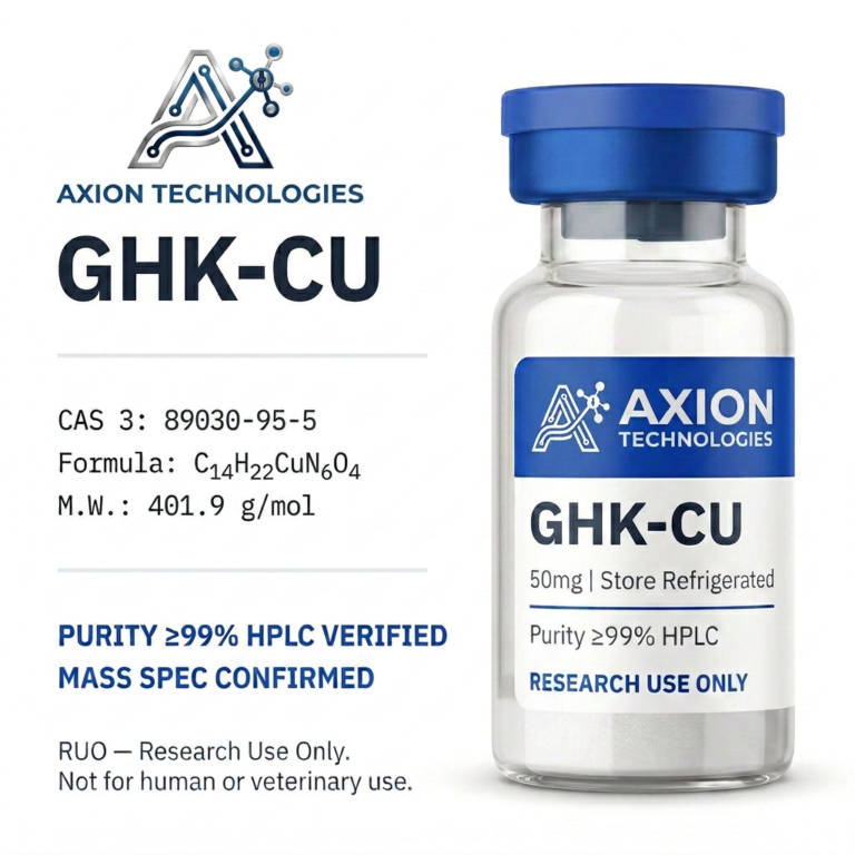 GHK-CU para pesquisa laboratorial - Axion Peptides