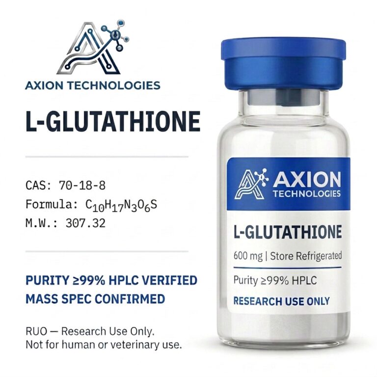 L-Glutationa para pesquisa laboratorial - Axion Peptides