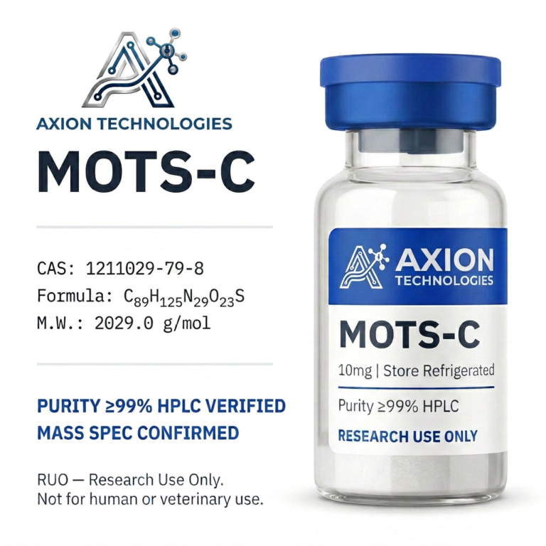 MOTS-C para pesquisa laboratorial - Axion Peptides
