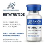 Retatrutide para pesquisa laboratorial - Axion Peptides