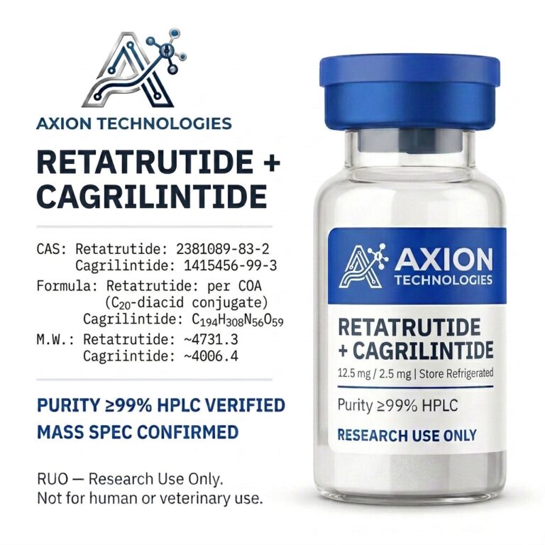 Retatrutida + Cagrilintida para pesquisa laboratorial - Axion Peptides