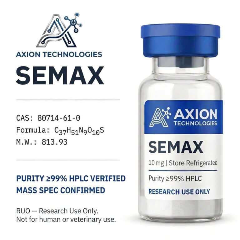 Semax para pesquisa laboratorial - Axion Peptides