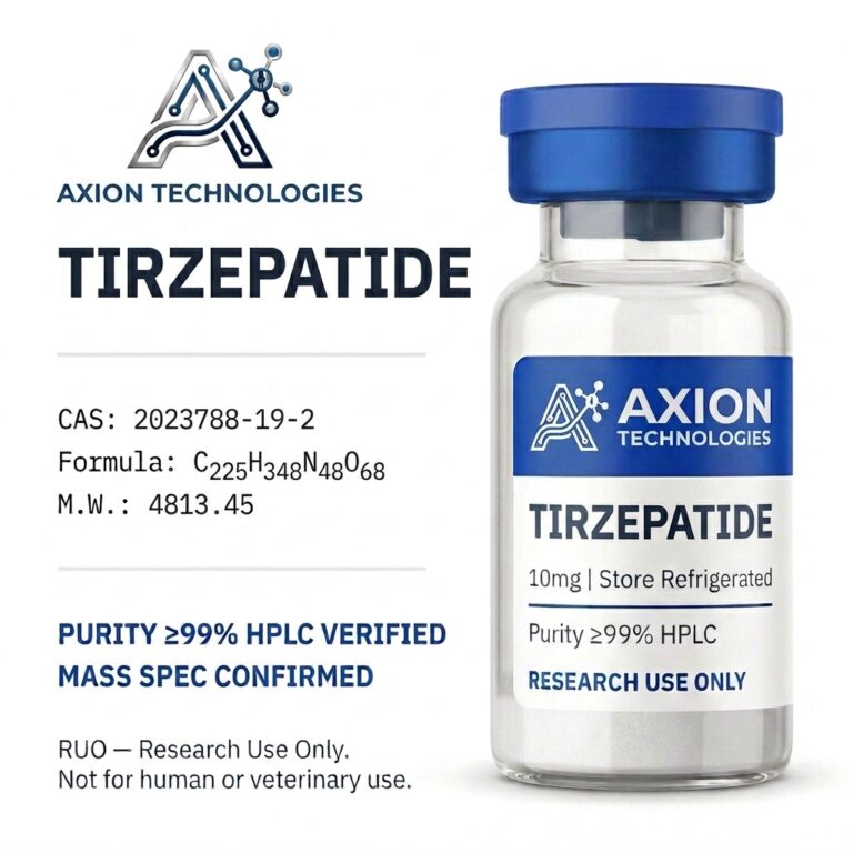 Tirzepatida para pesquisa laboratorial - Axion Peptides